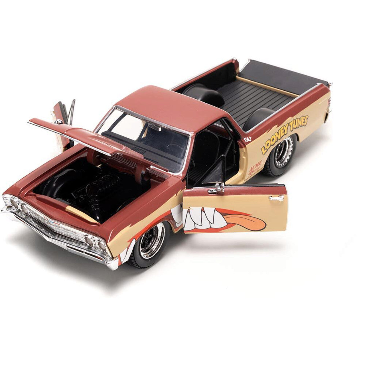 1967 Chevy El Camino W/Tasmanian Devil 1:24 Scale Diecast Model Car by Jada Toys