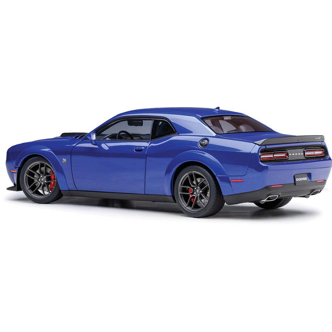 2022 Dodge Challenger R/T Scat Pack Widebody - Indigo Blue 1:18 Scale Composite Diecast Model Car by AutoArt