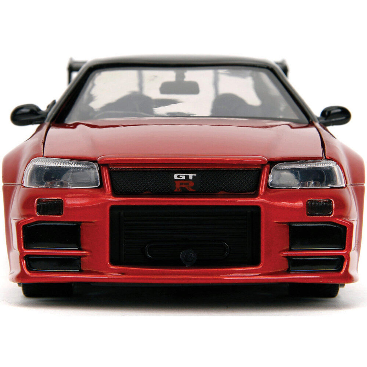 2002 Nissan Skyline GT-R (R34) - Godzilla 1:24 Scale Diecast Model Car by Jada Toys