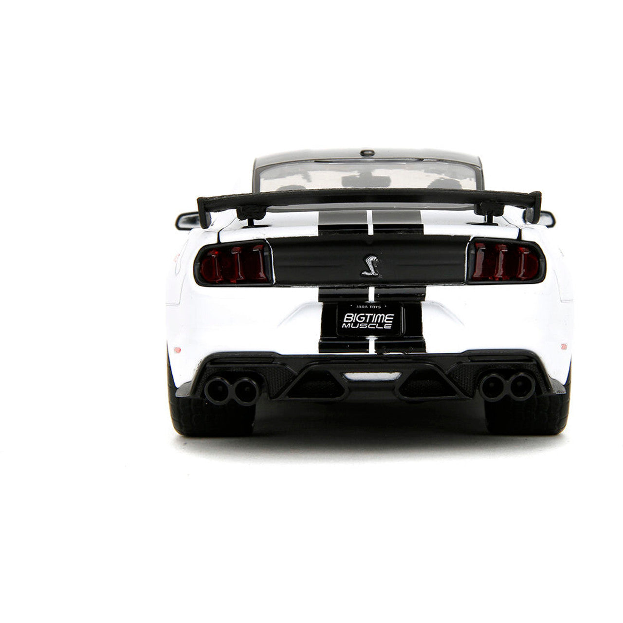 2020 Ford Mustang Shelby G.T. 500 - #65 White 1:24 Scale Diecast Model Car by Jada Toys