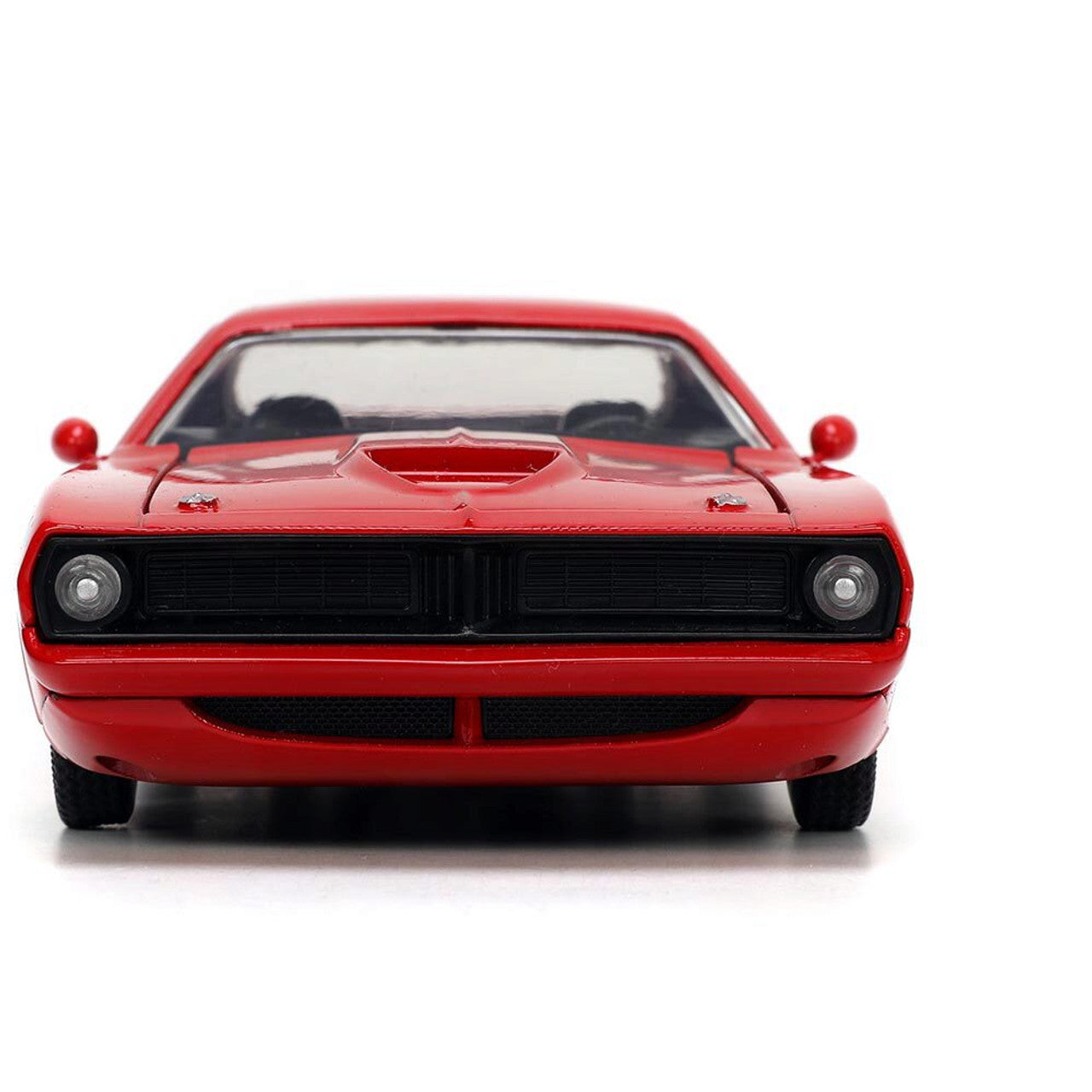 1973 Plymouth Barracuda - Red - Big Time Muscle 1:24 Scale Diecast Model Car by Jada Toys