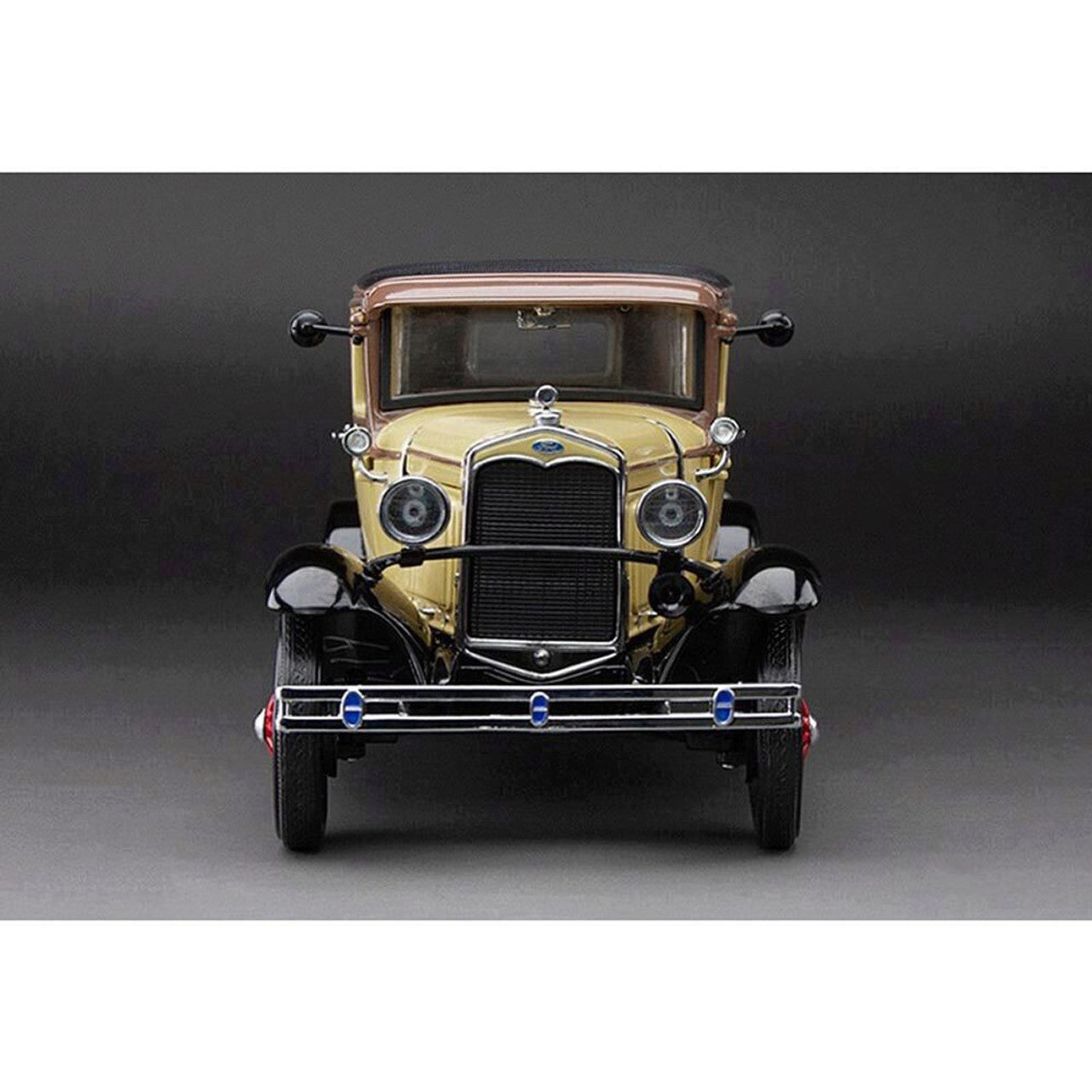 1931 Ford Model A Tudor - Bronson Yellow 1:18 Scale Diecast Model Car by Sunstar
