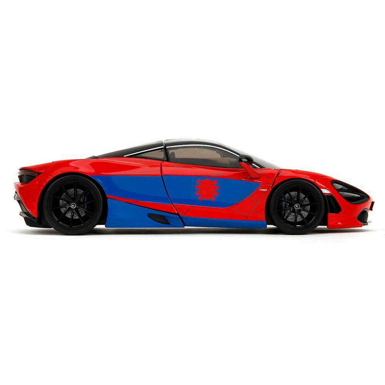Mclaren 720S W/Spider-Man 1:24 Scale Diecast Model Car by Jada Toys