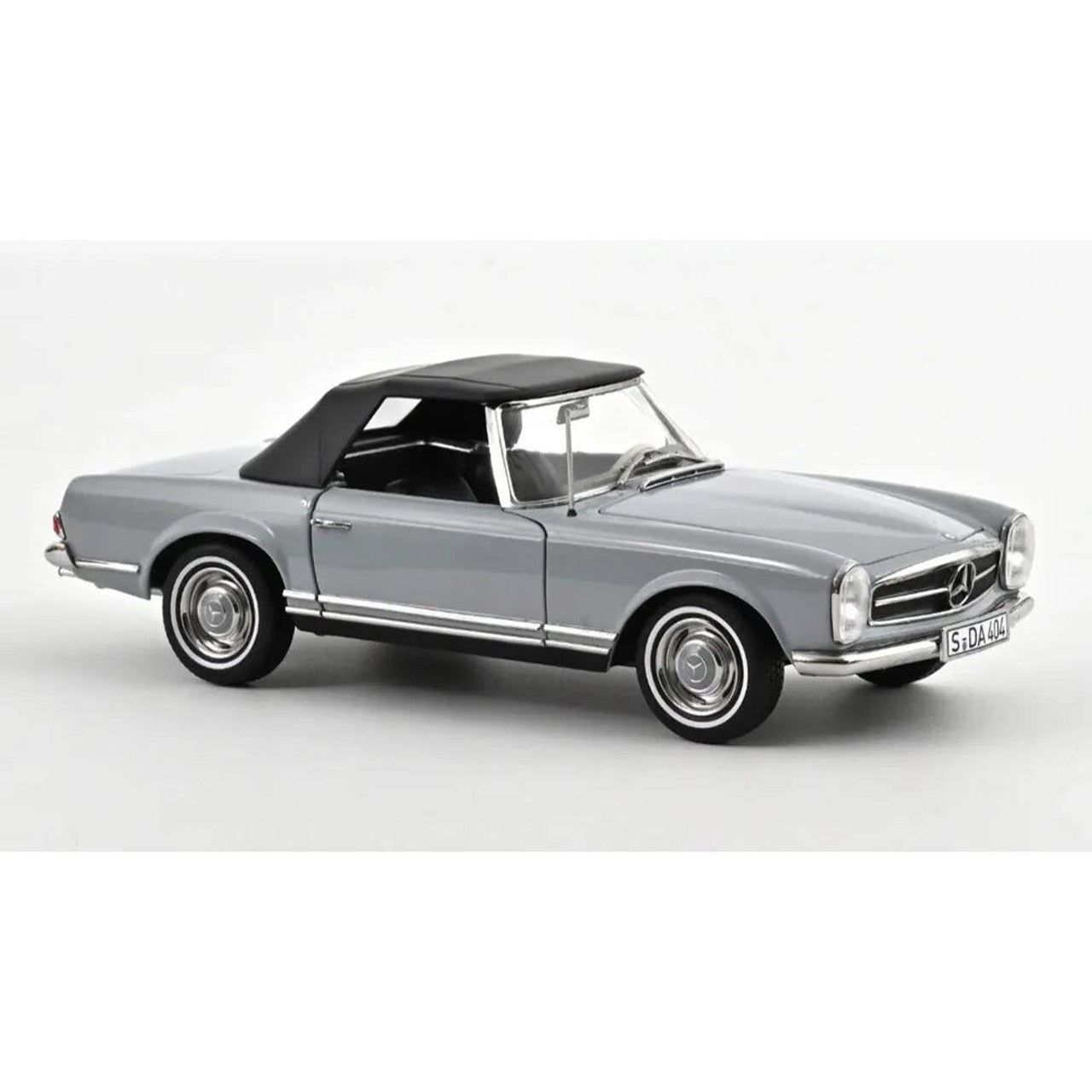 1963 Mercedes 230 SL Roadster - Grey 1:18 Scale Diecast Replica Model by Norev