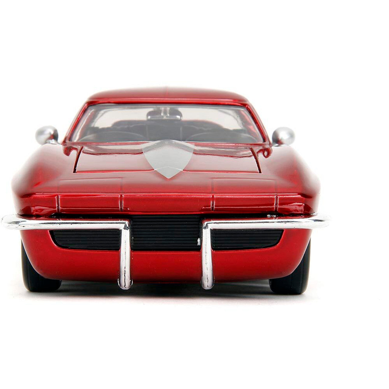1963 Corvette Split Window - Red Custom 1:24 Scale Diecast Model Car by Jada Toys