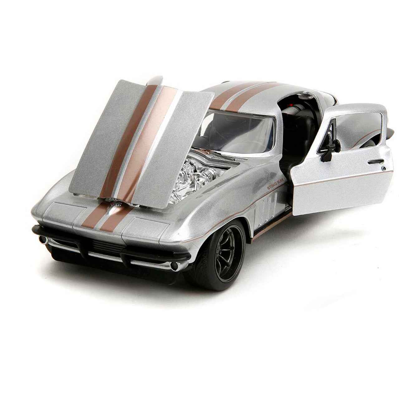 1966 Chevy Corvette 1:24 Scale Diecast Model Car by Jada Toys