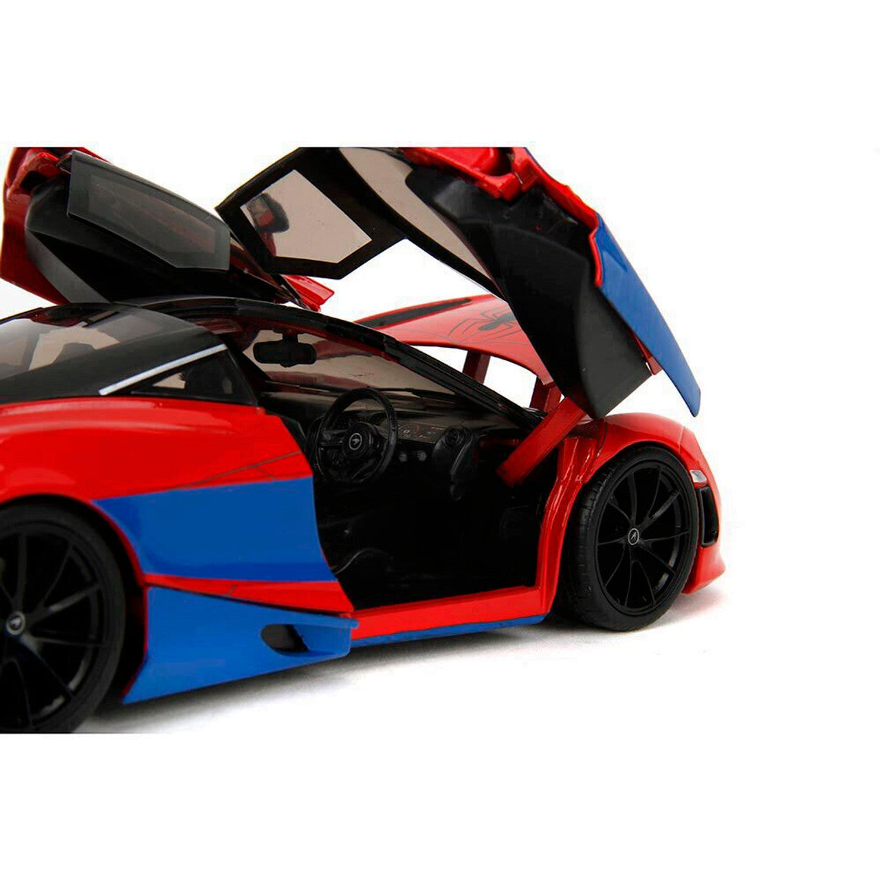 Mclaren 720S W/Spider-Man 1:24 Scale Diecast Model Car by Jada Toys