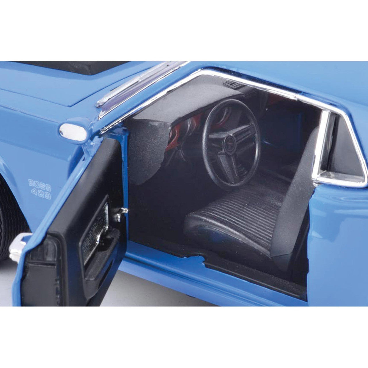 1970 Boss 429 Mustang - Blue 1:18 Scale Diecast Model by Motormax