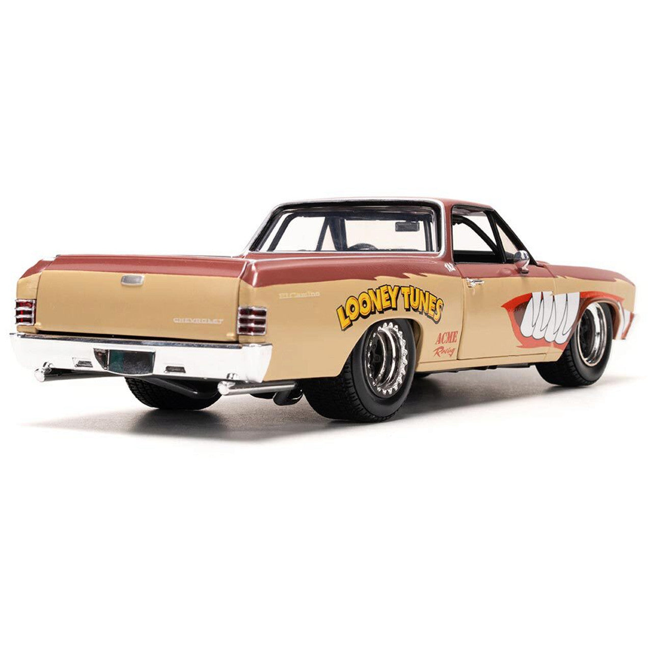 1967 Chevy El Camino W/Tasmanian Devil 1:24 Scale Diecast Model Car by Jada Toys