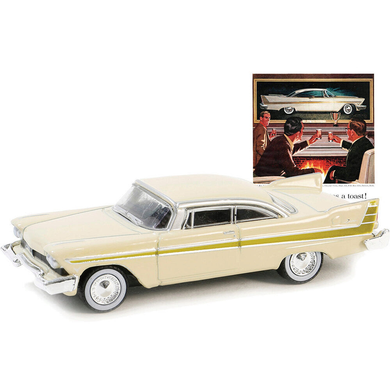 1957 Plymouth Fury 1:64 Scale Diecast Model Car by Greenlight