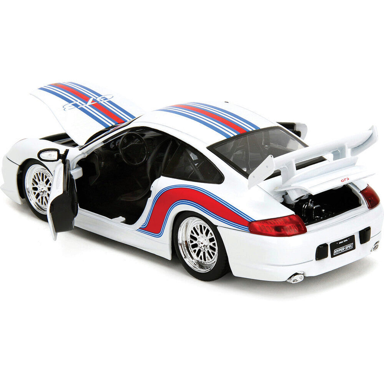 2006 Porsche 911 GT3 RS (996.1) 1:24 Scale Diecast Model Car by Jada Toys