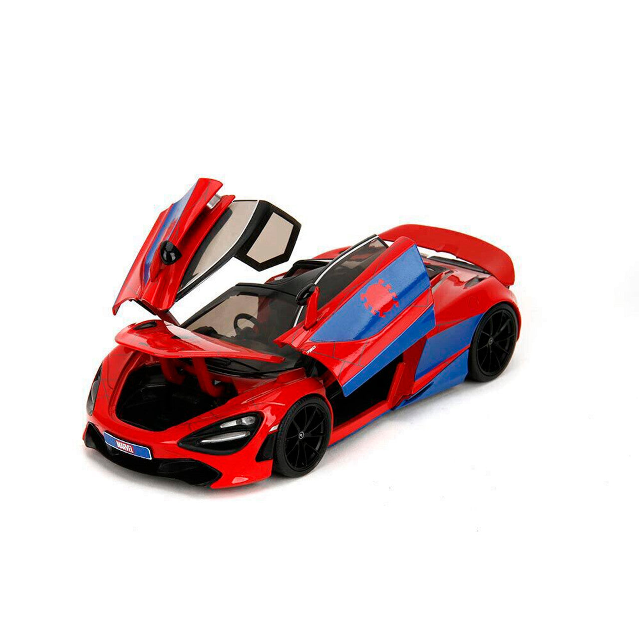 Mclaren 720S W/Spider-Man 1:24 Scale Diecast Model Car by Jada Toys