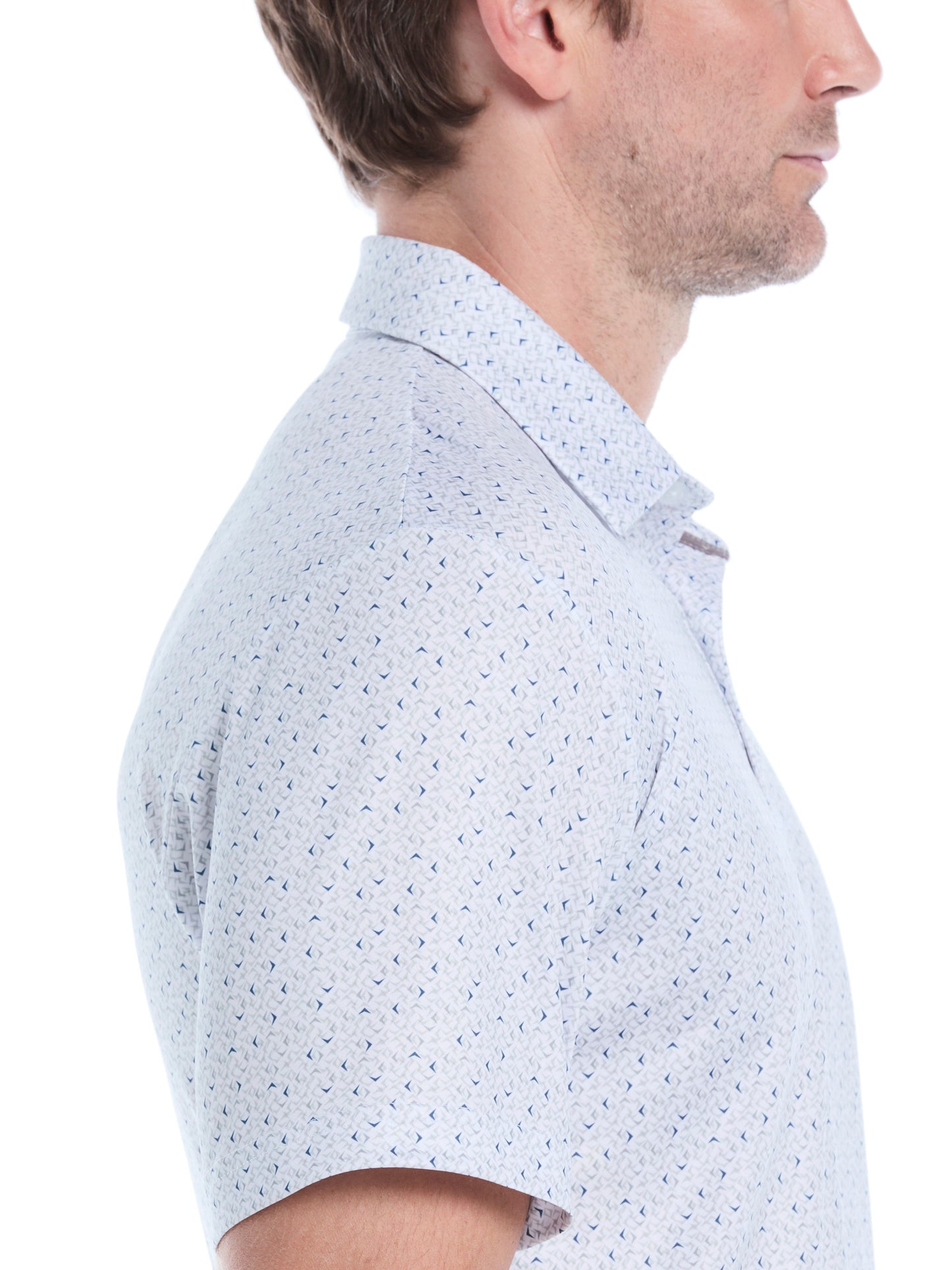 Mens Confetti Chevron All Over Polo