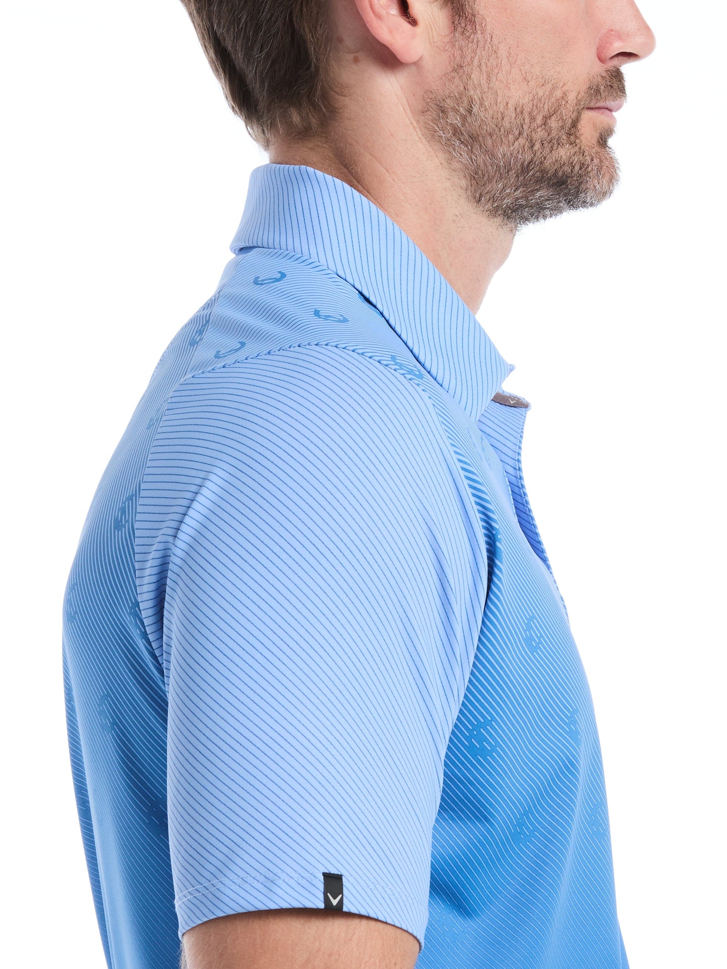 Mens Engineered "C" Golf Polo