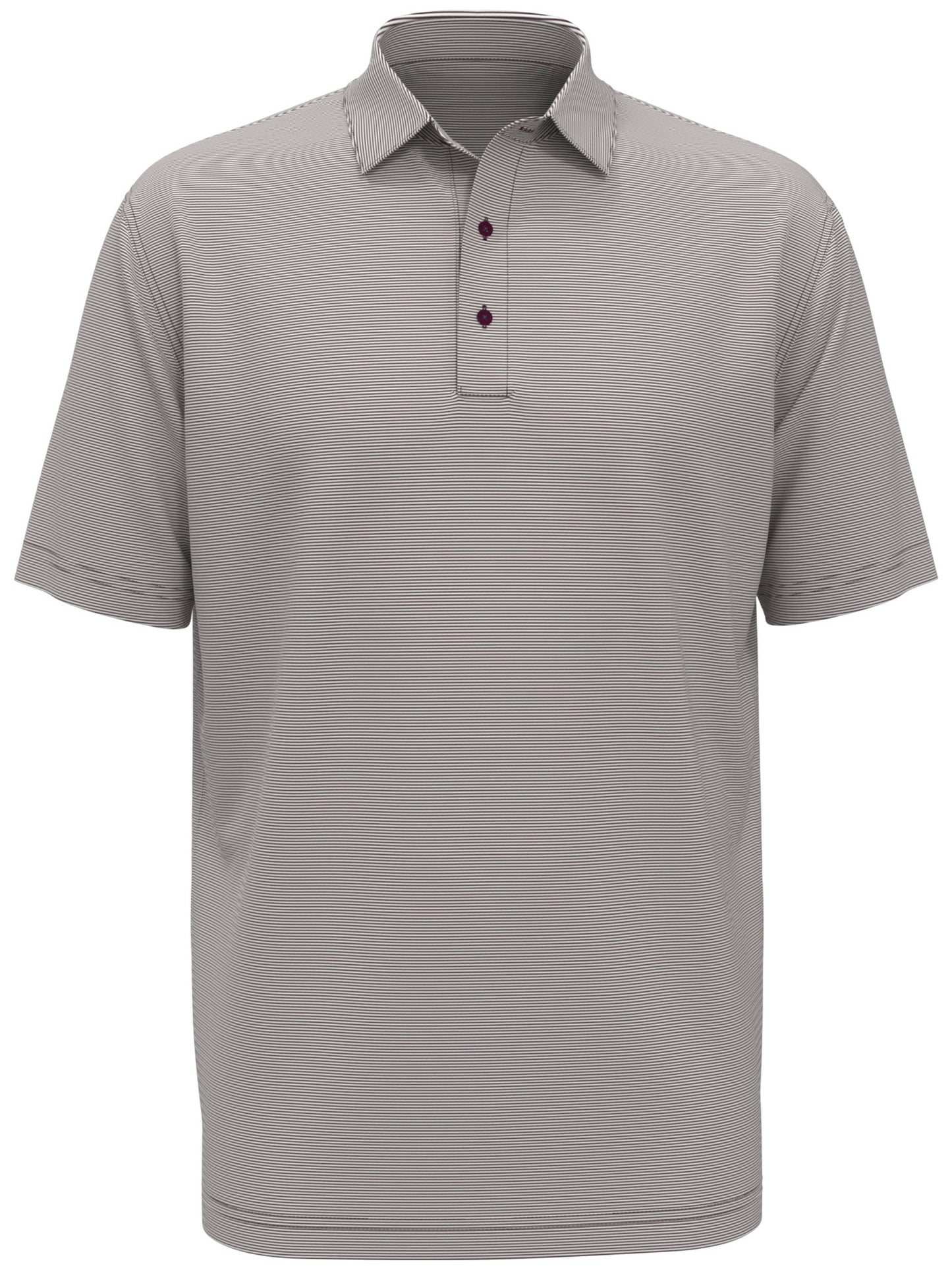Mens Fine Line Stripe Golf Polo