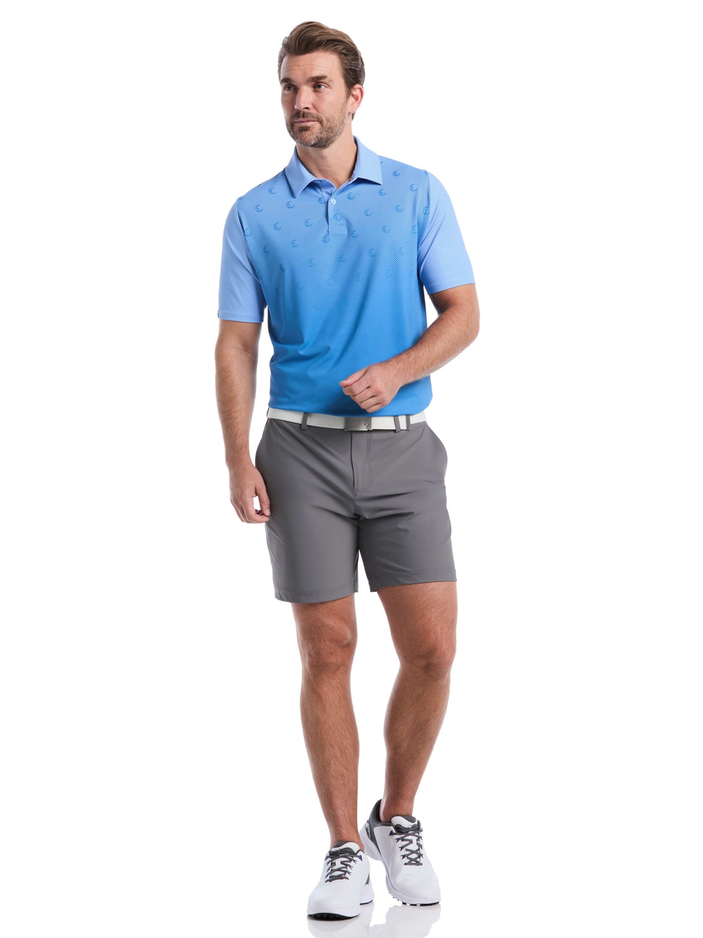 Mens Engineered "C" Golf Polo