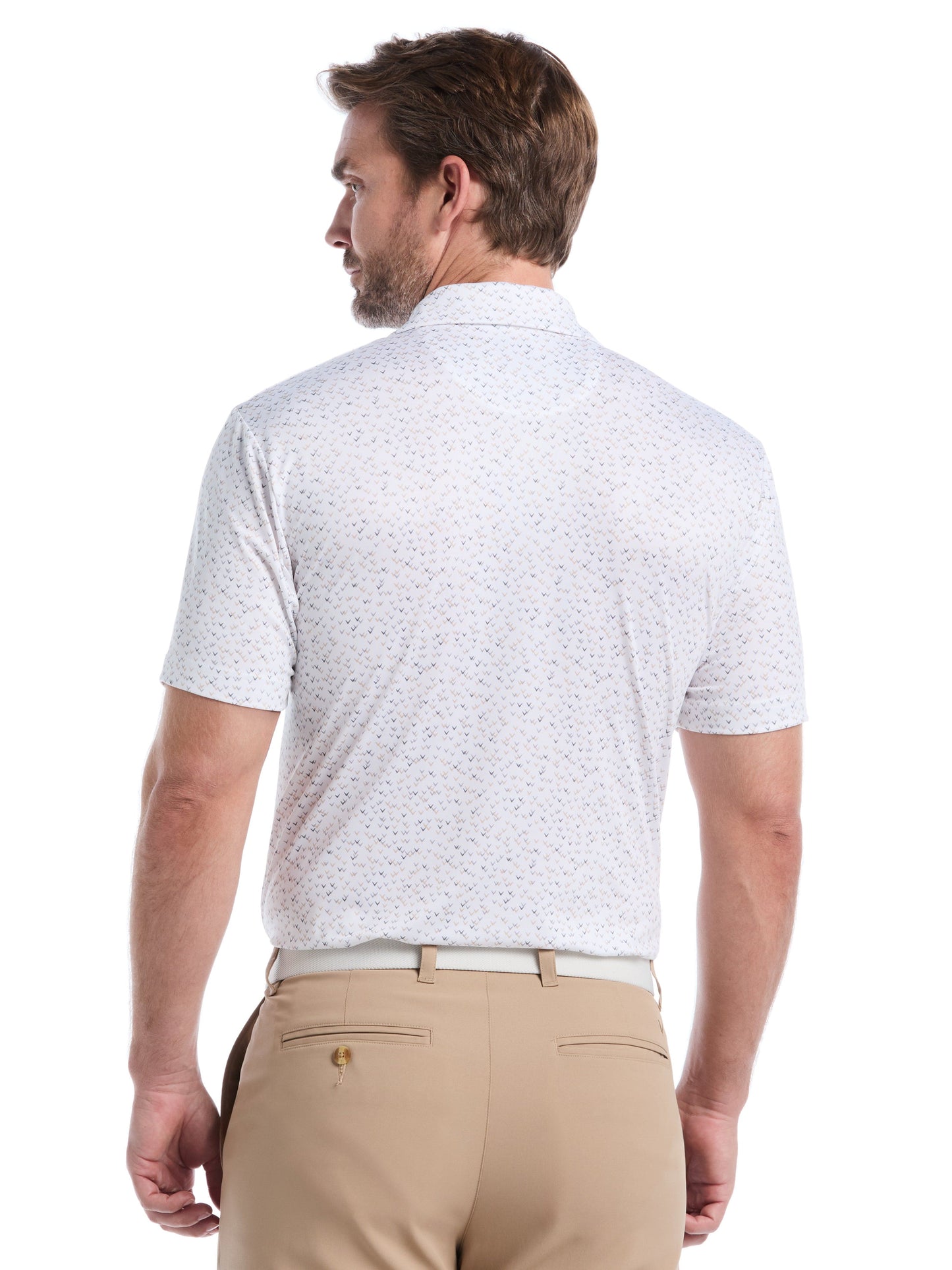 Mens Confetti Chevron All Over Polo