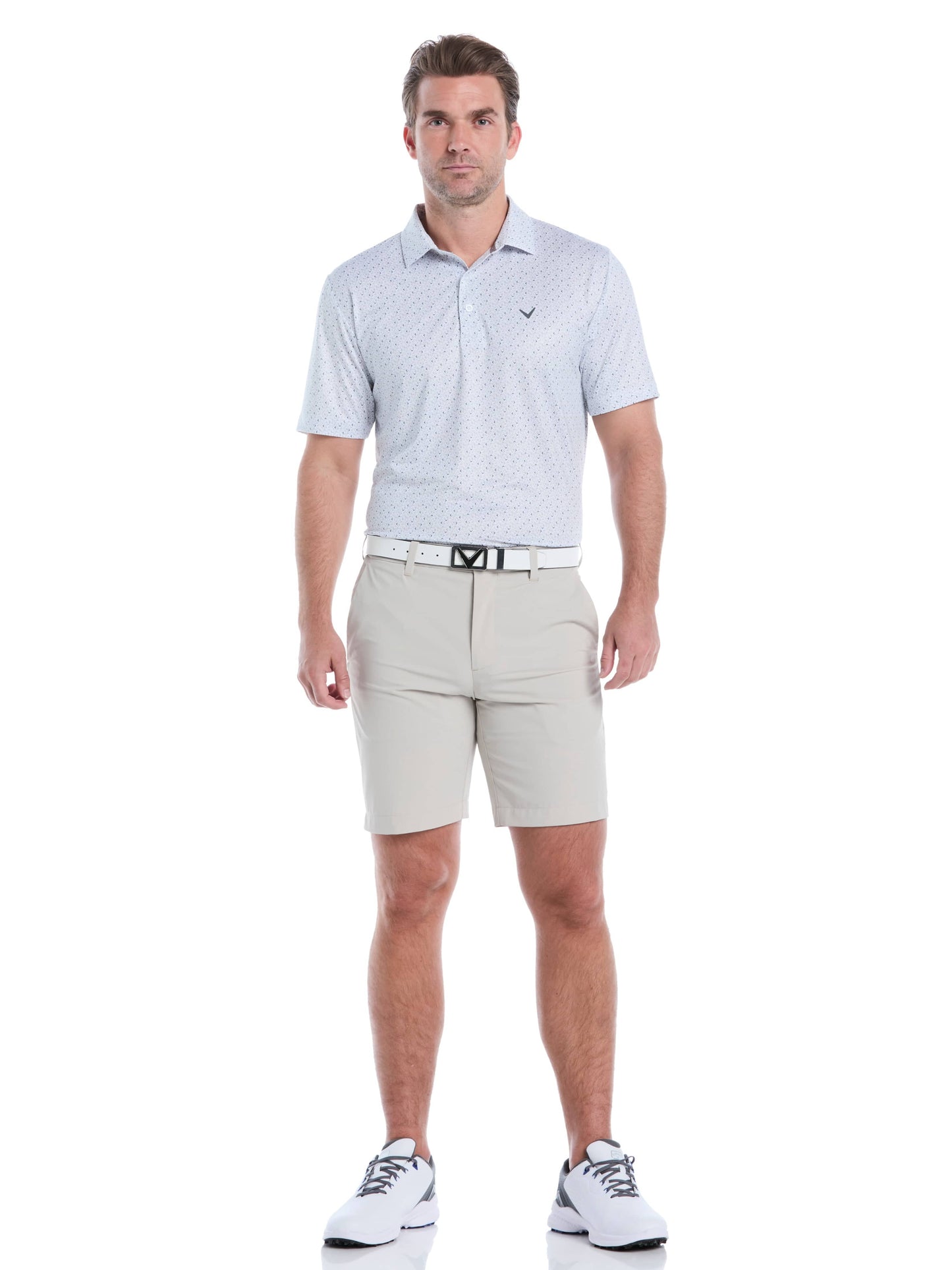 Mens Confetti Chevron All Over Polo