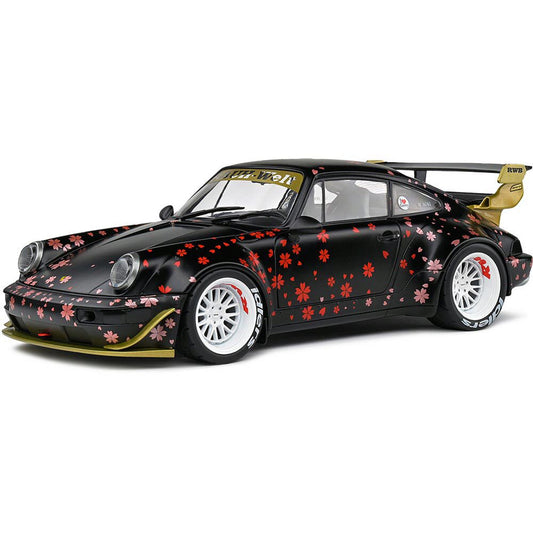 2021 RWB Body Kit - Aoki Black 1:18 Scale Diecast Model Car by Solido