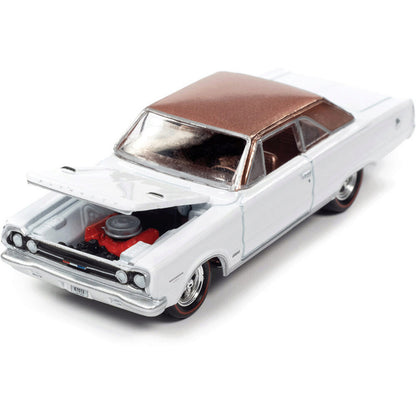 1967 Plymouth GTX - Gloss White 1:64 Scale Diecast Model Car by Johnny Lightning