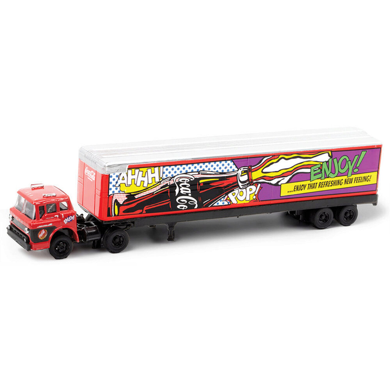 1957 Ford C-600 & 1970 Mustang 428 SCJ 0 Coca-Cola 1:64 Scale  by M2 Machines