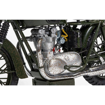 TRIUMPH TR6 TROPHY - Weathered - The Great Escape 1:12 Scale Diecast Model Motorcycle by Corgi