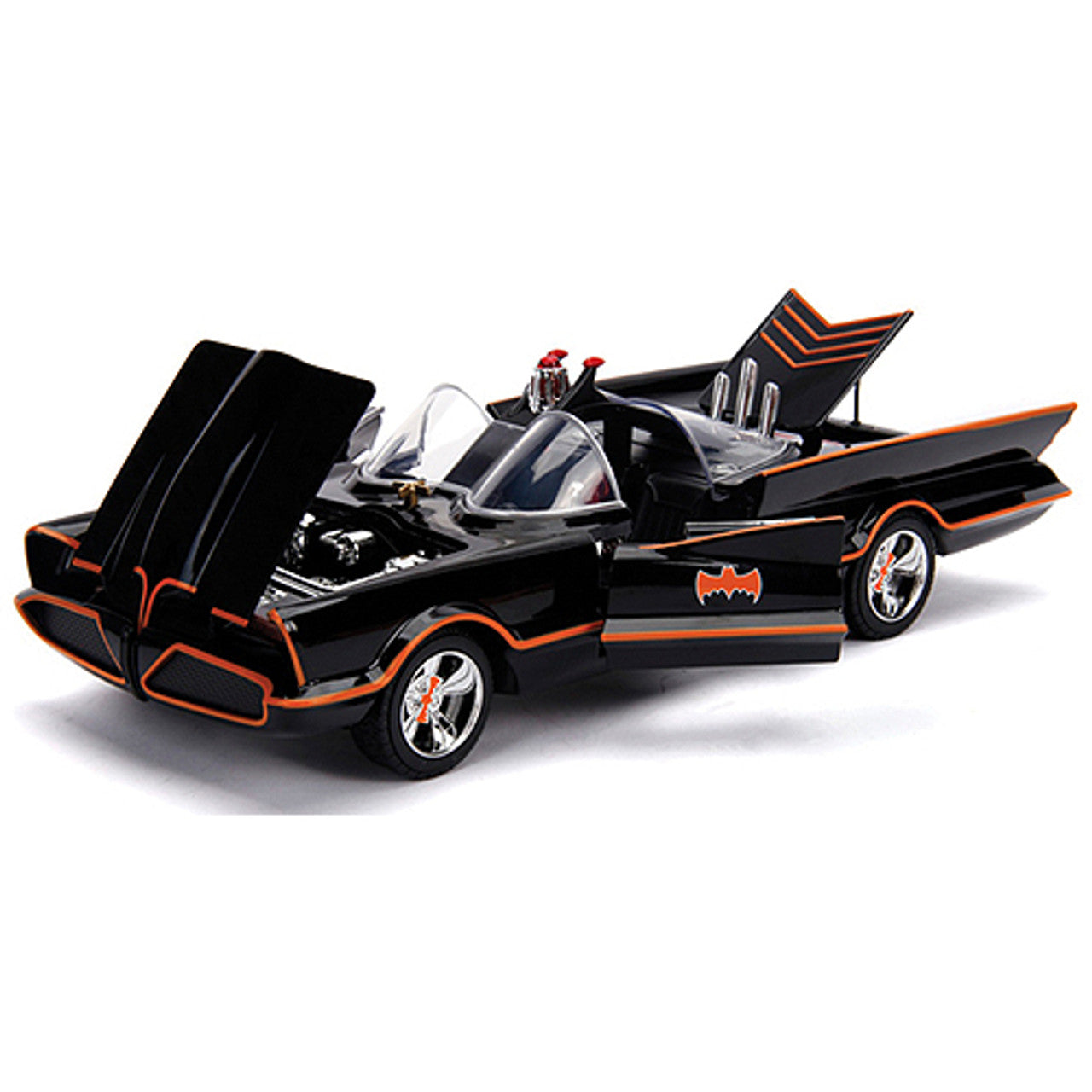 Batman & Robin 1966 TV Batmobile 1:18 Scale Diecast Model by Jada Toys