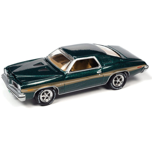 1973 Pontiac LeMans GT - Verdant Green 1:64 Scale Diecast Model Car by Johnny Lightning