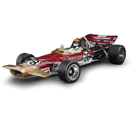 1970 Lotus 49C #28 - Emerson Fittipaldi British Grand Prix 1:18 Scale Diecast Model Car by Sunstar