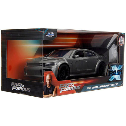 2021 Fast & Furious Dodge Charger SRT Hellcat 1:24 Scale Diecast Model Car by Jada Toys