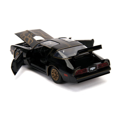 Smokey & the Bandit 1977 Trans Am & Commemorative Metal Plaque 1:24 Scale Diecast Model Car by Jada Toys