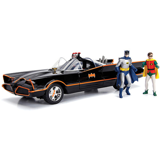 Batman & Robin 1966 TV Batmobile 1:18 Scale Diecast Model by Jada Toys