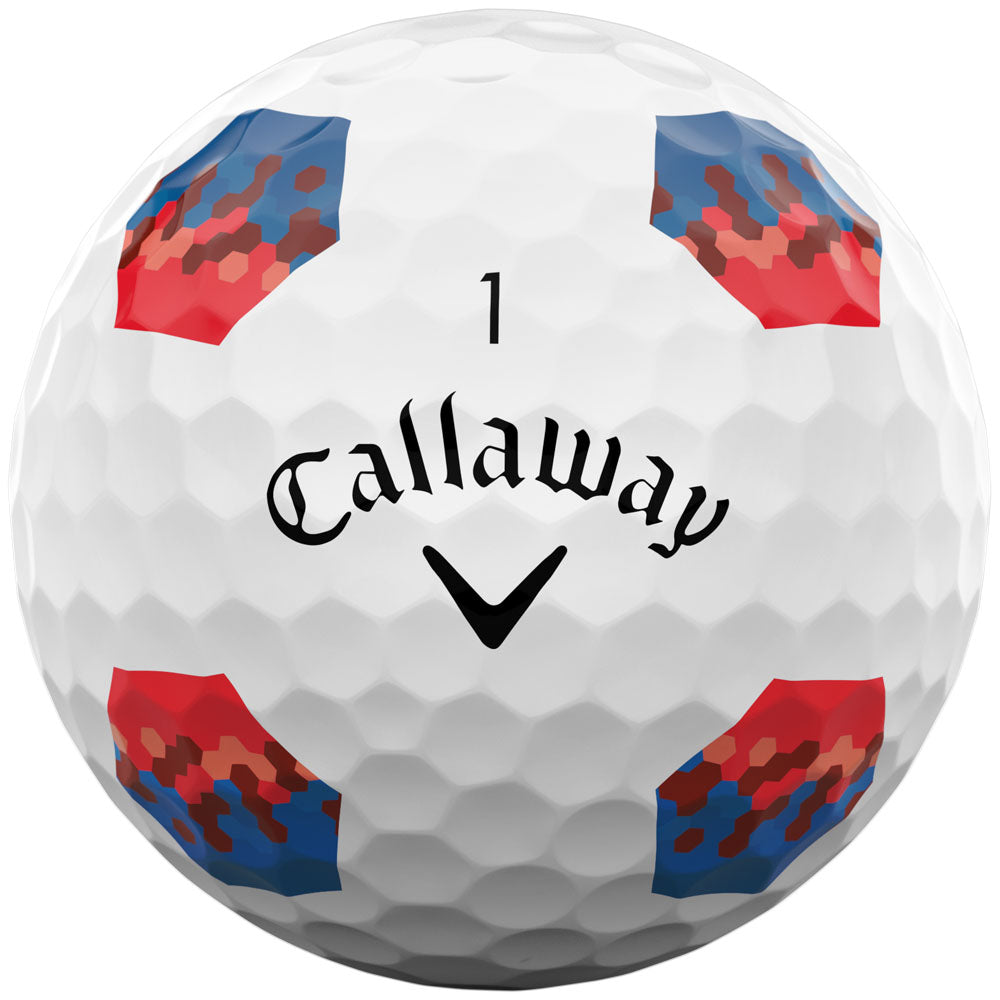 Chrome Tour TruTrack Golf Balls - White - 12 Pack