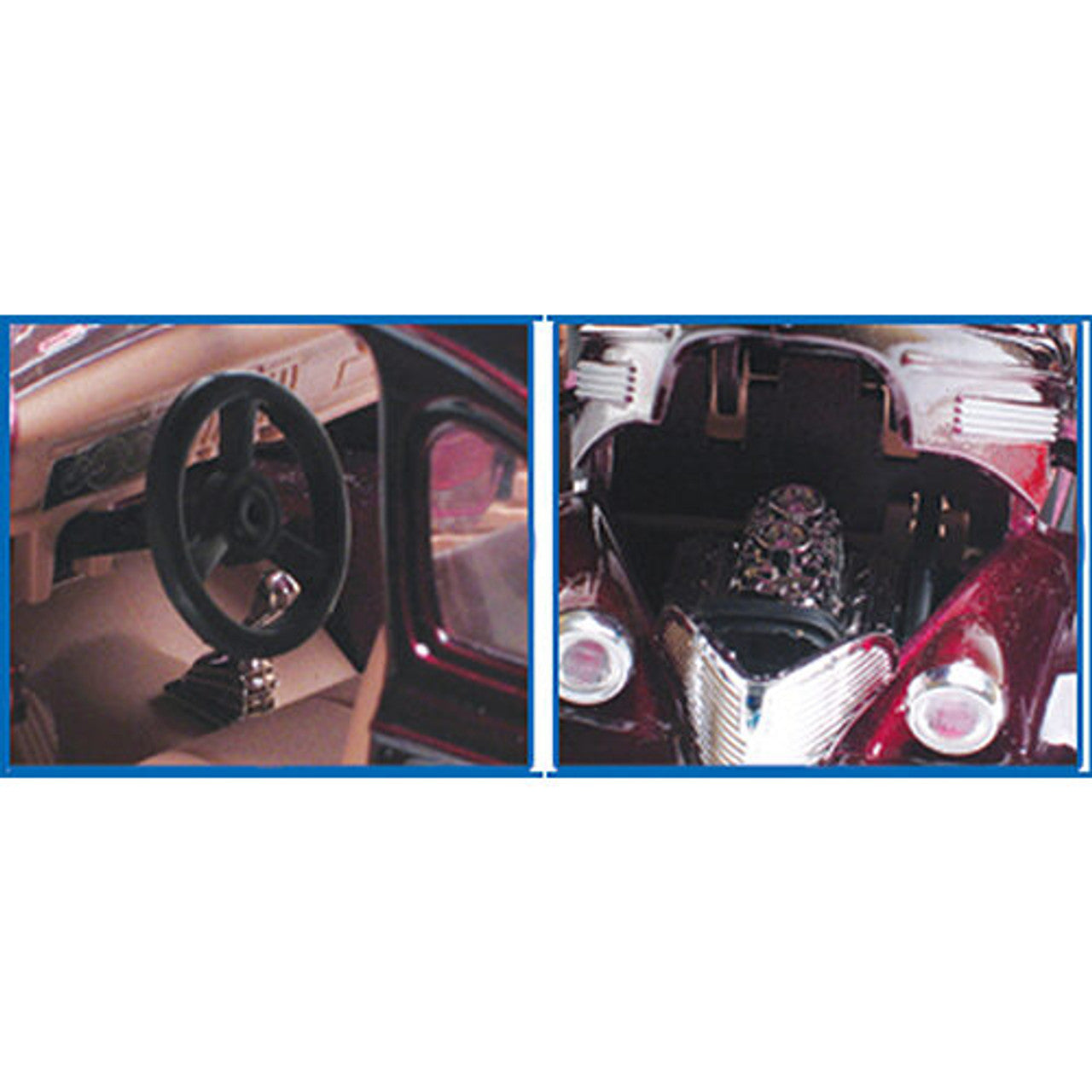 1939 Chevy Coupe - Burgundy 1:24 Scale Diecast Model by Motormax