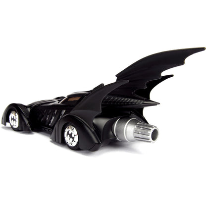 1995 Batman Forever Batmobile w/BATMAN 1:24 Scale Diecast Model Car by Jada Toys