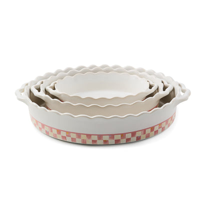 Rosy Check Everyday Medium Oval Baker