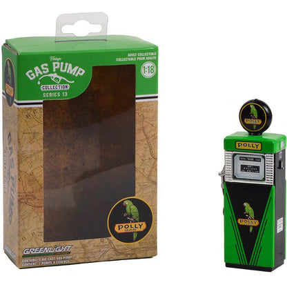 1951 Wayne 505 Gas Pump Polly Gas 1:18 Scale Diecast Model by Greenlight