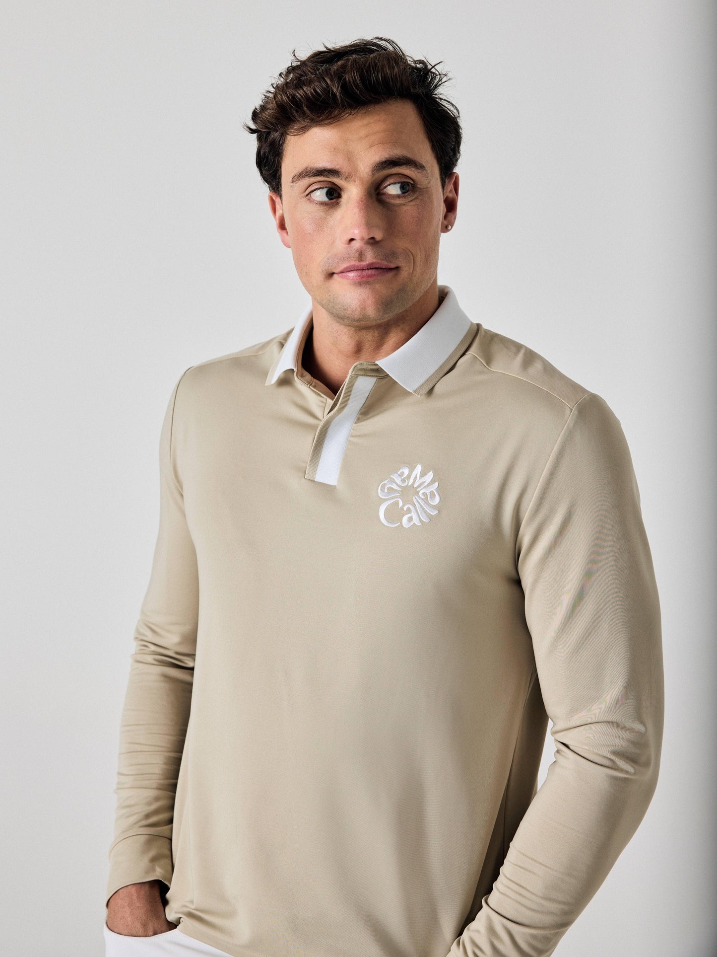 Legacy Collection™ Mens Block Mixed Media Golf Polo