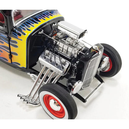 1932 Ford Blown 5 Window Coupe w/Rat Fink figure 1:18 Scale Diecast Model Car by Acme