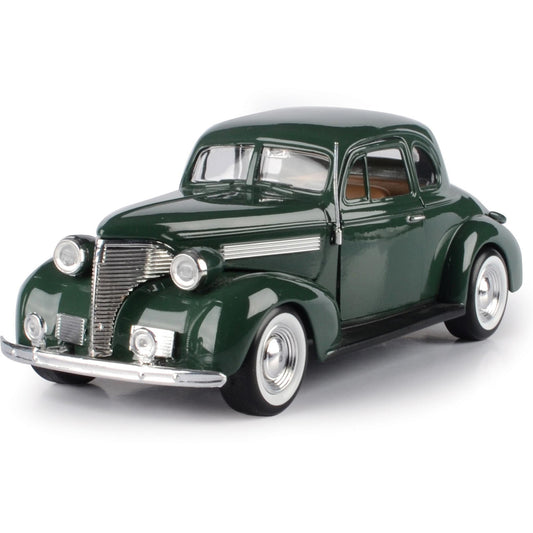 1939 Chevrolet Coupe - Green 1:24 Scale Diecast Model Car by Motormax