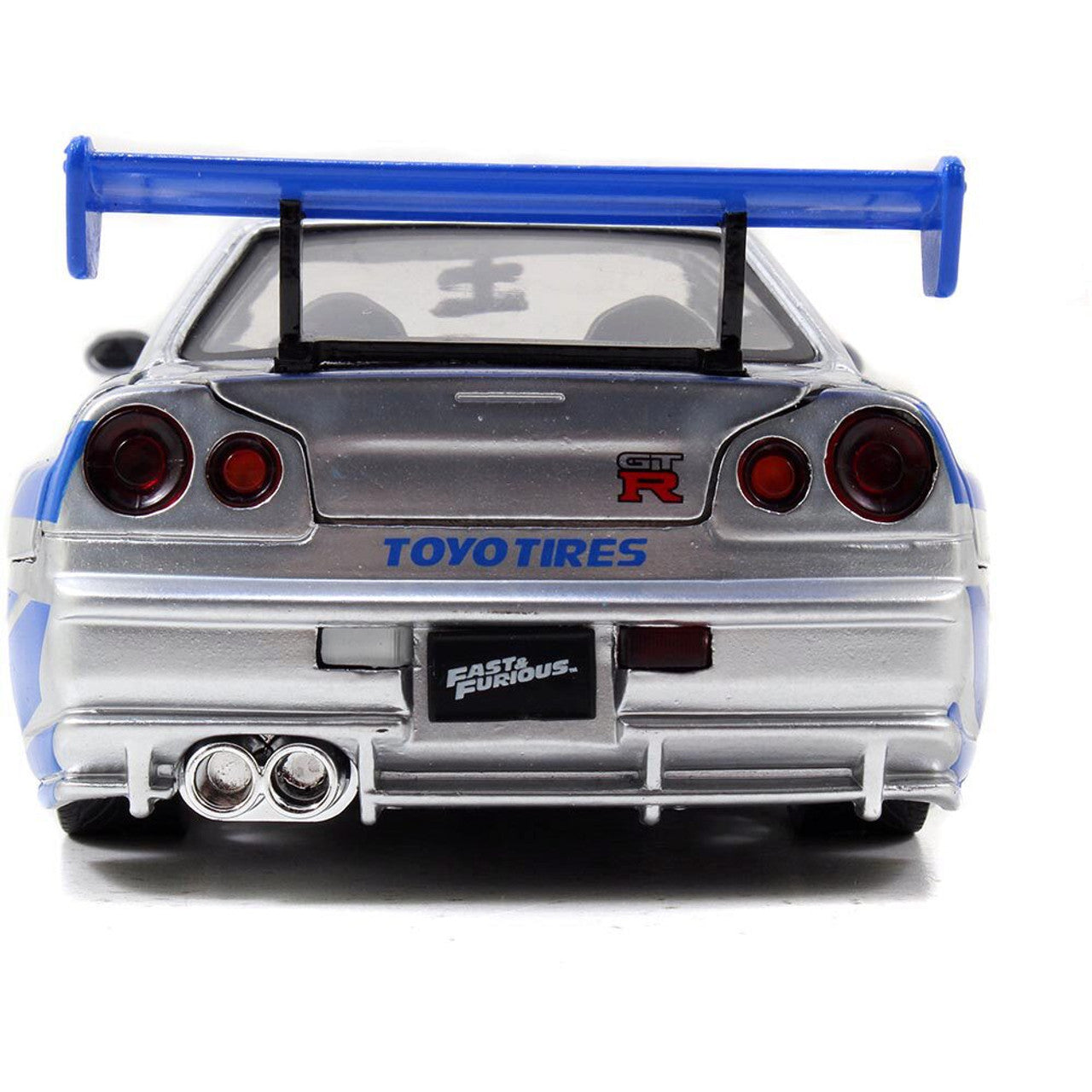 Fast & Furious Brian's Nissan Skyline GT-R (R34) 1:24 Scale Diecast Model Car by Jada Toys