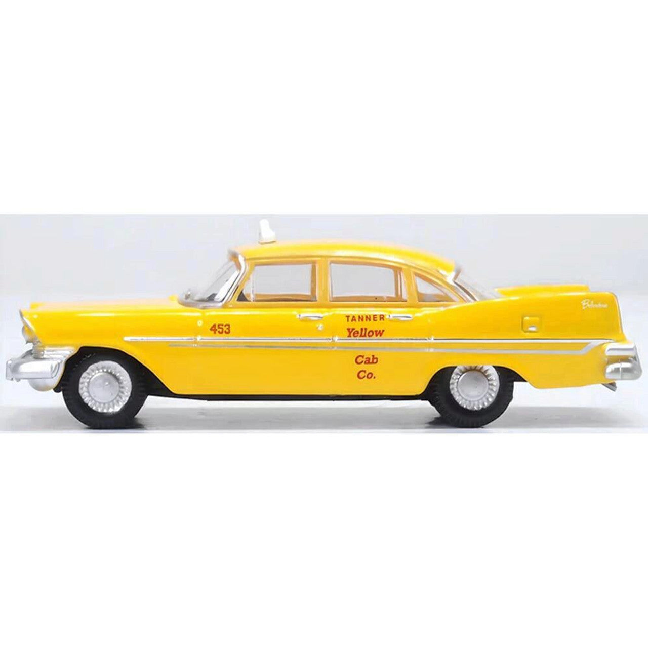 1959 Plymouth Belvedere Sedan-Tanner Cab Co. CA 1:87 Scale  by Oxford Diecast