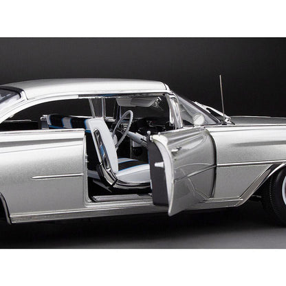 1959 Oldsmobile 98 Hardtop - Silver Mist  1:18 Scale Diecast Model by Sunstar