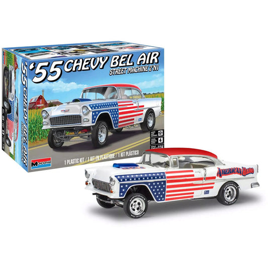 1955 Chevy Bel Air Street Machine 2-N-1 Model Kit 1:24 Scale  by Revell