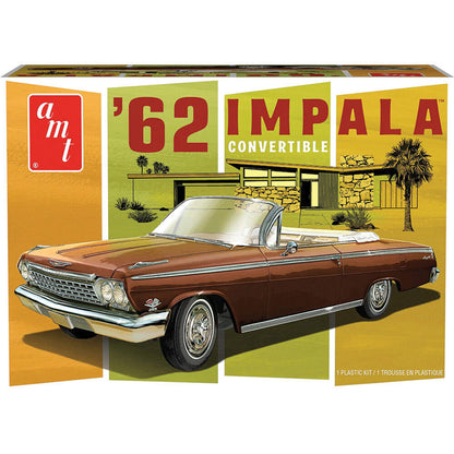 1962 Chevy Impala Convertible 1/25 Kit 1:25 Scale Model Kit by AMT