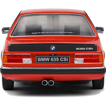 1984 BMW 635 CSI (E24) Red 1:18 Scale Diecast Model Car by Solido
