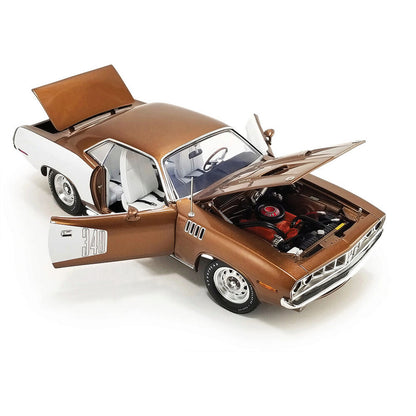 1971 Plymouth Cuda - Tahitian Walnut Metallic 1:18 Scale Diecast Model Car by Acme