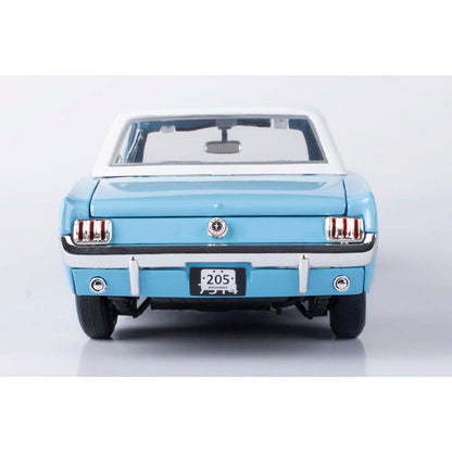 James Bond 1964 1/2 Ford Mustang Thunderball Hardtop - Blue/White 1:18 Scale Diecast Model Car by Motormax
