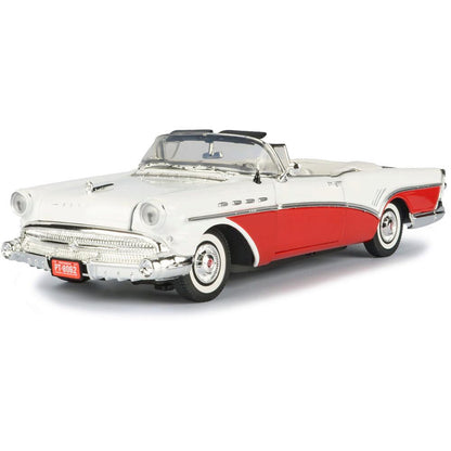 1957 Buick Roadmaster Convertible - Red 1:18 Scale Diecast Model by Motormax