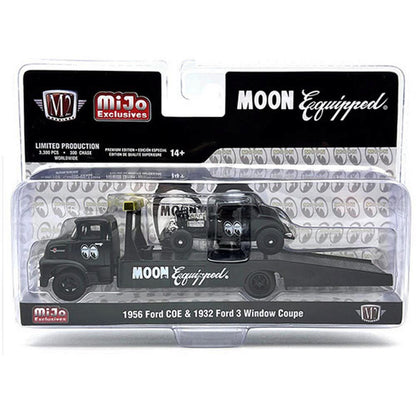 1956 Ford COE & 1932 Ford Moon Eyes 3 Window | M2 Machines 1:64 Scale Diecast Model Car by M2 Machines